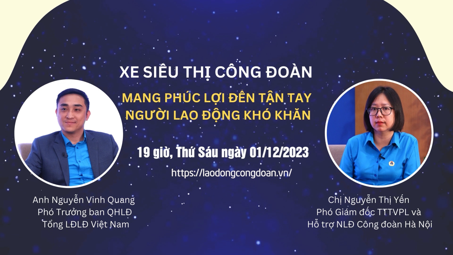 Đón xem Chương trình Bàn phúc lợi số 5: Xe siêu thị Công đoàn mang phúc lợi đến tận tay người lao động khó khăn