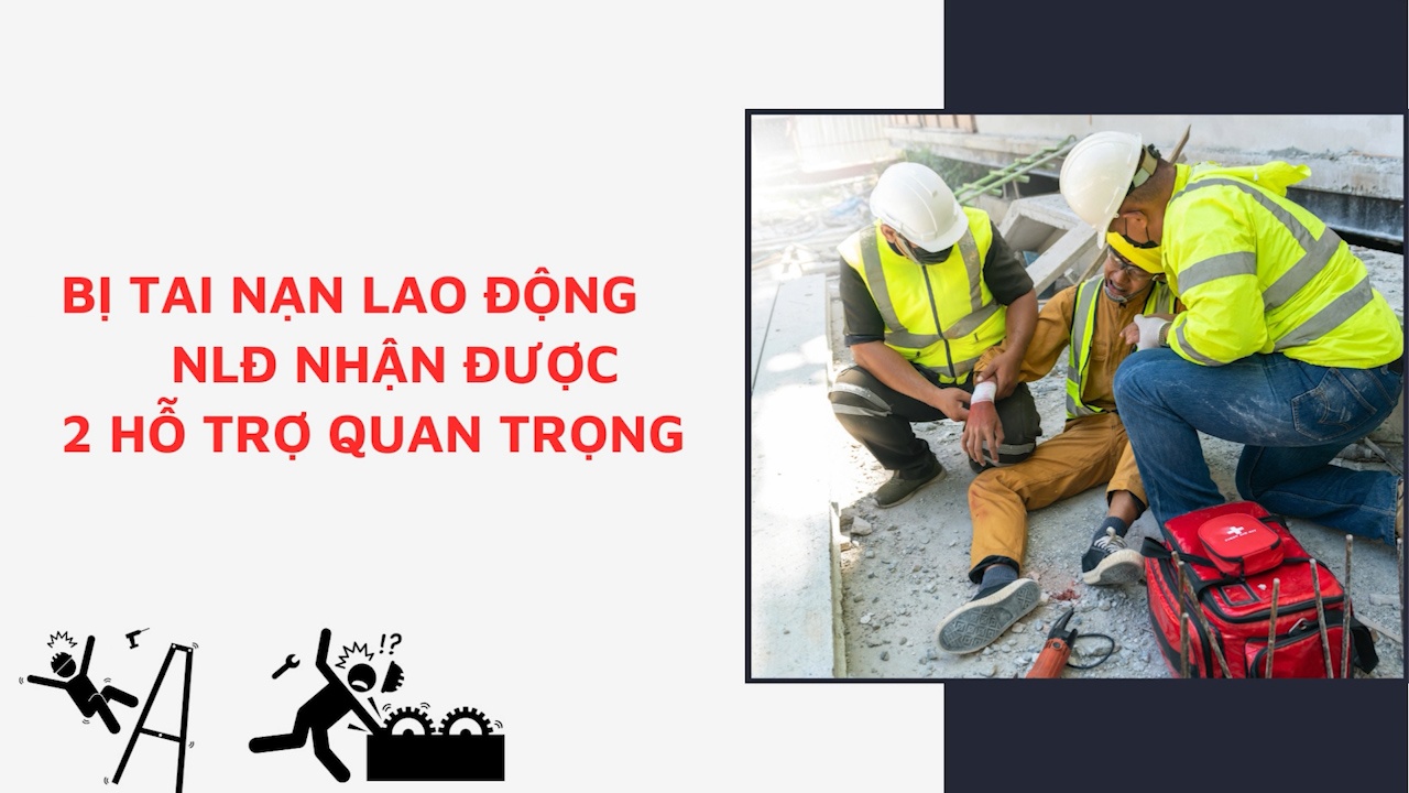 Bị tai nạn lao động, người lao động nhận được 2 hỗ trợ quan trọng